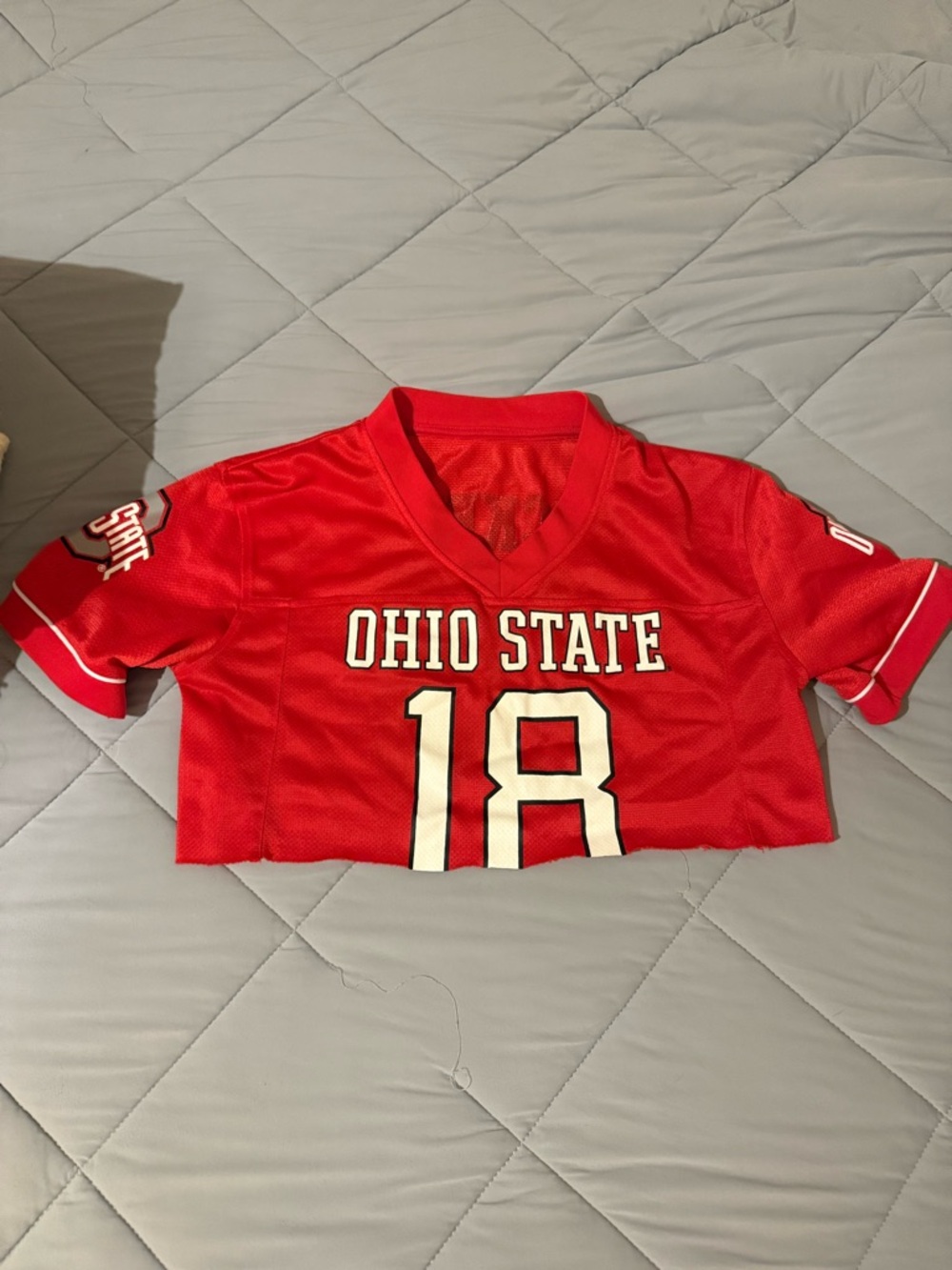 Ohio State Red Cropped Jersey